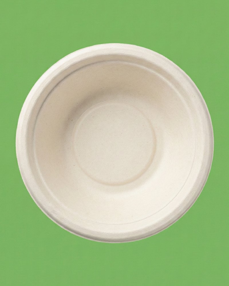 350ml Bagasse Soup Bowl - Eco-Friendly Compostable Bowl