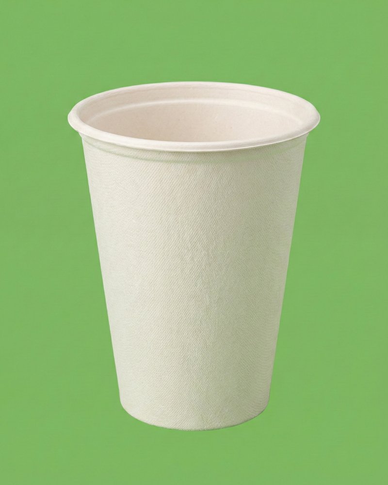 12oz Bagasse Cold Cup - Eco-Friendly Compostable Beverage Cup