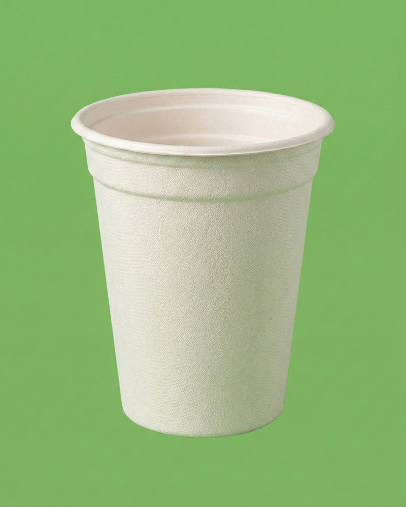 16oz Bagasse Cold Cup - Eco-Friendly Compostable Beverage Cup