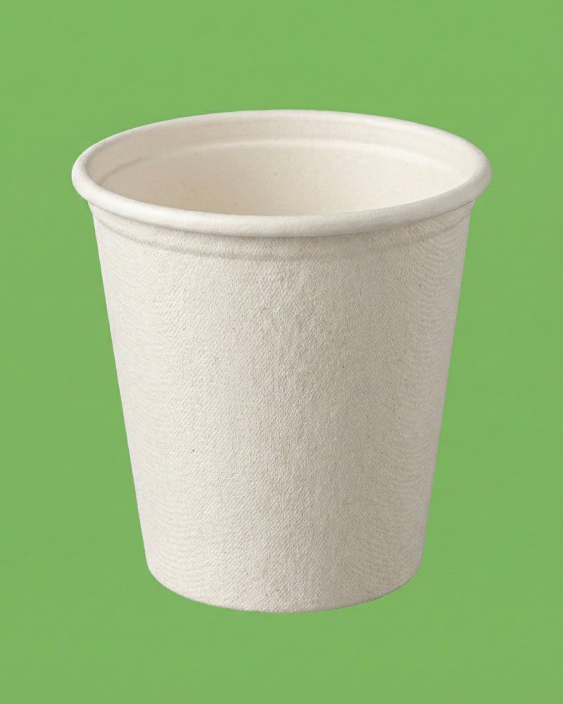 4oz Bagasse Hot Cup - Eco-Friendly Compostable Coffee Cup